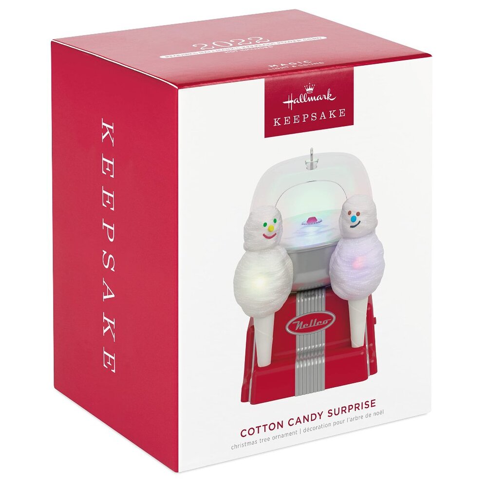 New! Cotton Candy Surprise Hallmark Keepsake Christmas Ornament 2022 Music+Light